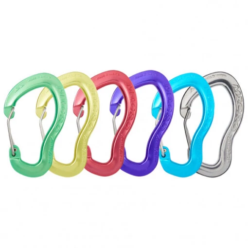 AustriAlpin Micro Wire 6er Set Alu - Snapgate Carabiner -Climbing Equipment austrialpin micro wire 6er set alu snapgate carabiner