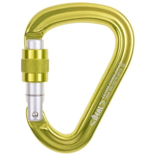 Beal Be Safe - HMS Carabiner -Climbing Equipment beal be safe hms carabiner