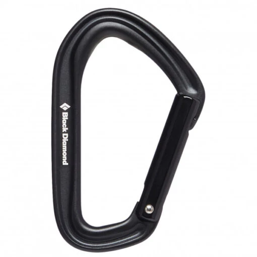 Black Diamond Hotforge Straight Gate - Snapgate Carabiner -Climbing Equipment black diamond hotforge straight gate snapgate carabiner