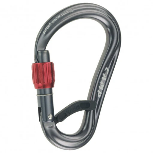 Atom Belay Lock - HMS Carabiner -Climbing Equipment camp atom belay lock hms carabiner