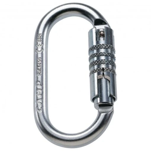 Oval Pro 3Lock - Steel Carabiner -Climbing Equipment camp oval pro 3lock steel carabiner