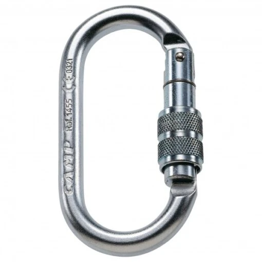 Oval Pro Lock - Steel Carabiner -Climbing Equipment camp oval pro lock steel carabiner