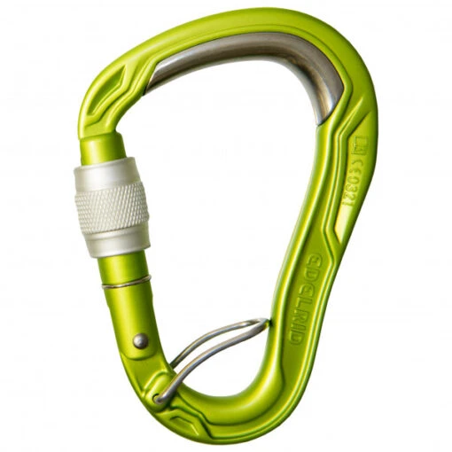 Edelrid HMS Bulletproof Screw FG II - HMS Carabiner -Climbing Equipment edelrid hms bulletproof screw fg ii hms carabiner