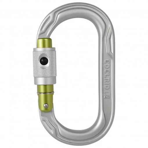 Edelrid Oval Power 2500 Permalock - Locking Carabiner -Climbing Equipment edelrid oval power 2500 permalock locking carabiner