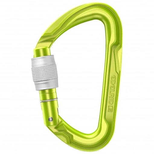 Edelrid Pure Screw III - Screwgate Carabiner -Climbing Equipment edelrid pure screw iii screwgate carabiner