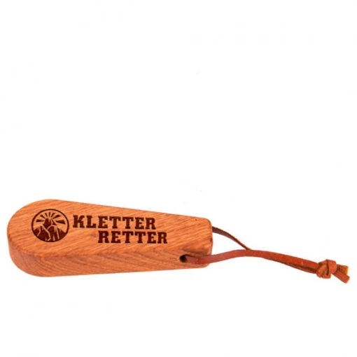 KletterRetter Flaschenöffner Aus Holz -Climbing Equipment kletterretter flaschenoeffner aus holz