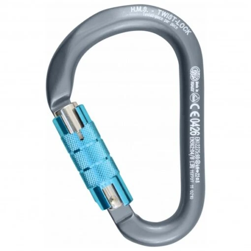 KONG Alukarabiner HMS Classic Twistlock - HMS Carabiner -Climbing Equipment kong alukarabiner hms classic twistlock hms carabiner