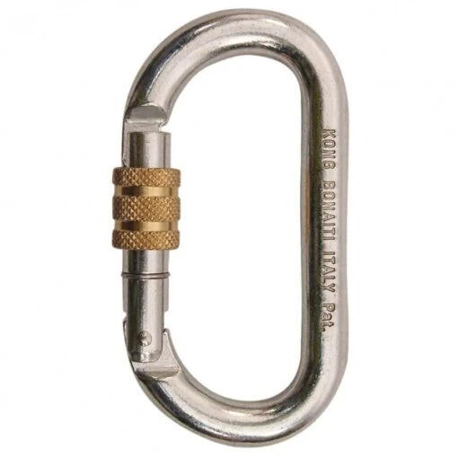 KONG Oval Stahlschrauber - Steel Carabiner -Climbing Equipment kong oval stahlschrauber steel carabiner