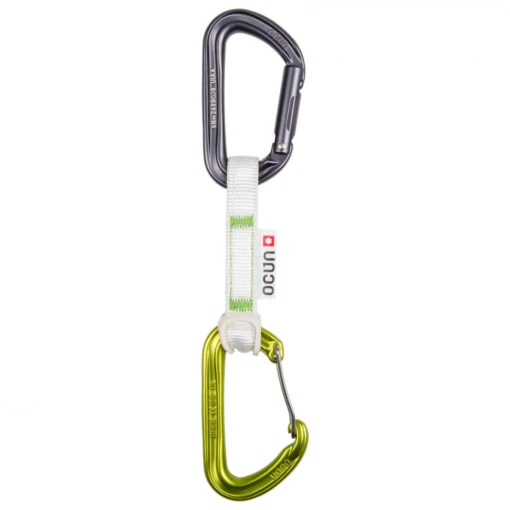 Ocun Hawk QD Combi Bio-Dyn-Ring 15 Mm - Quickdraw -Climbing Equipment ocun hawk qd combi bio dyn ring 15 mm quickdraw detail 2