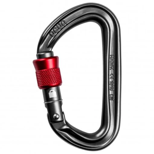 Ocun Hawk Screw - Screwgate Carabiner -Climbing Equipment ocun hawk screw screwgate carabiner