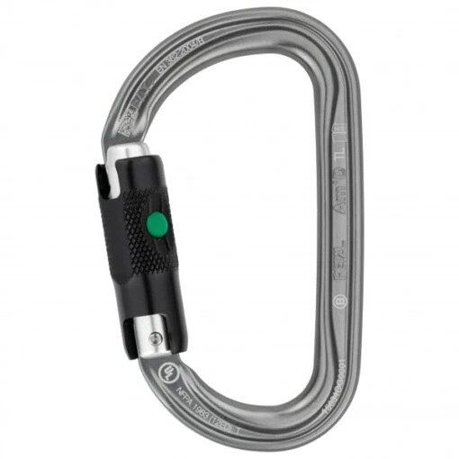 Petzl Am'D Ball-Lock - Locking Carabiner -Climbing Equipment petzl amd ball lock locking carabiner