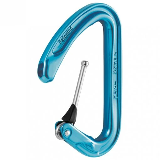 Petzl Ange L - Snapgate Carabiner -Climbing Equipment petzl ange l snapgate carabiner detail 2