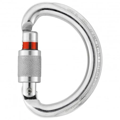 Petzl Omni Screw-Lock - Screwgate Carabiner -Climbing Equipment petzl omni screw lock screwgate carabiner