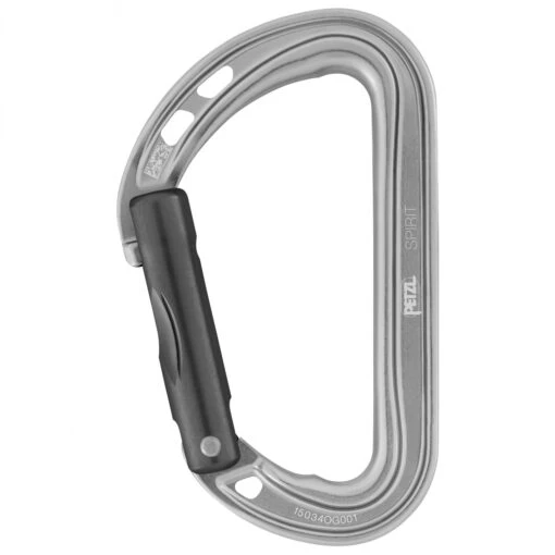 Petzl Spirit Straight Gate - Snapgate Carabiner -Climbing Equipment petzl spirit straight gate snapgate carabiner