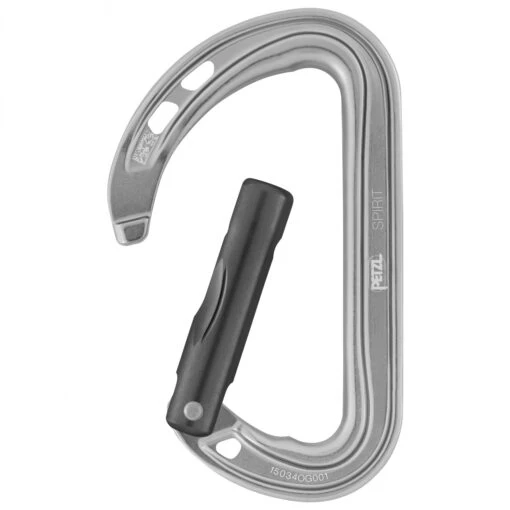 Petzl Spirit Straight Gate - Snapgate Carabiner -Climbing Equipment petzl spirit straight gate snapgate carabiner detail 2